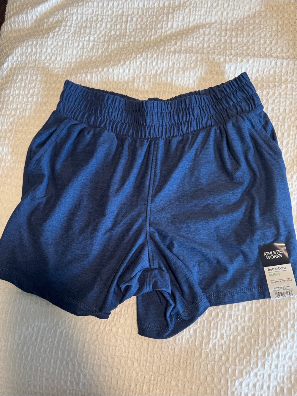 Athletic Works Navy Blue Women’s ButterCore Athletic Shorts